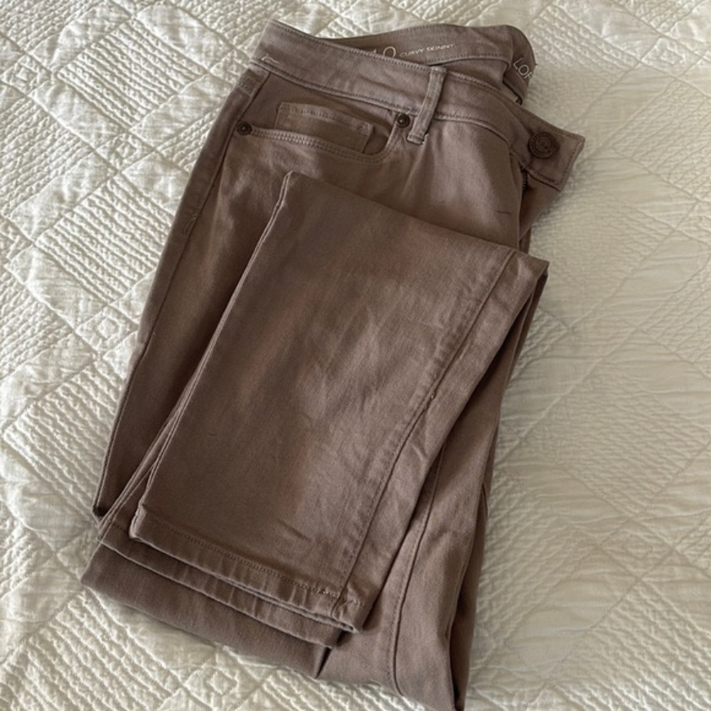 Loft Outlet Curvy Skinny Jeans
